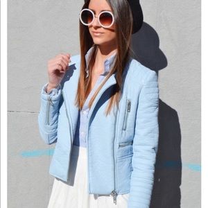 Brand new Vakko Sport Suede Moto Jacket Size S